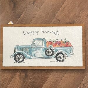 Hobby Lobby Happy Harvest Art with Blue Truck